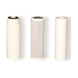 Set of 3 filters for MELAdem 47/55/56 – ion exchange, carbon, and sediment filter for water demineralizers