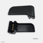 Klamka drzwi autoklawu Tinget CA.225_1 - czarna (trzy śruby)