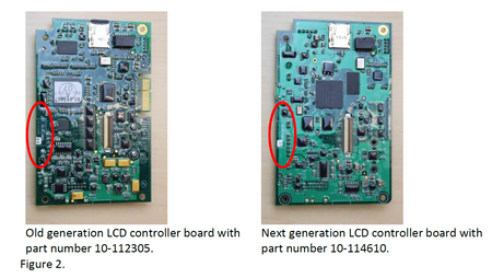 LCD Display (old version) for Hydrim M2 G4 Washer, compatible with models from January 2022, SciCan 01-113856S